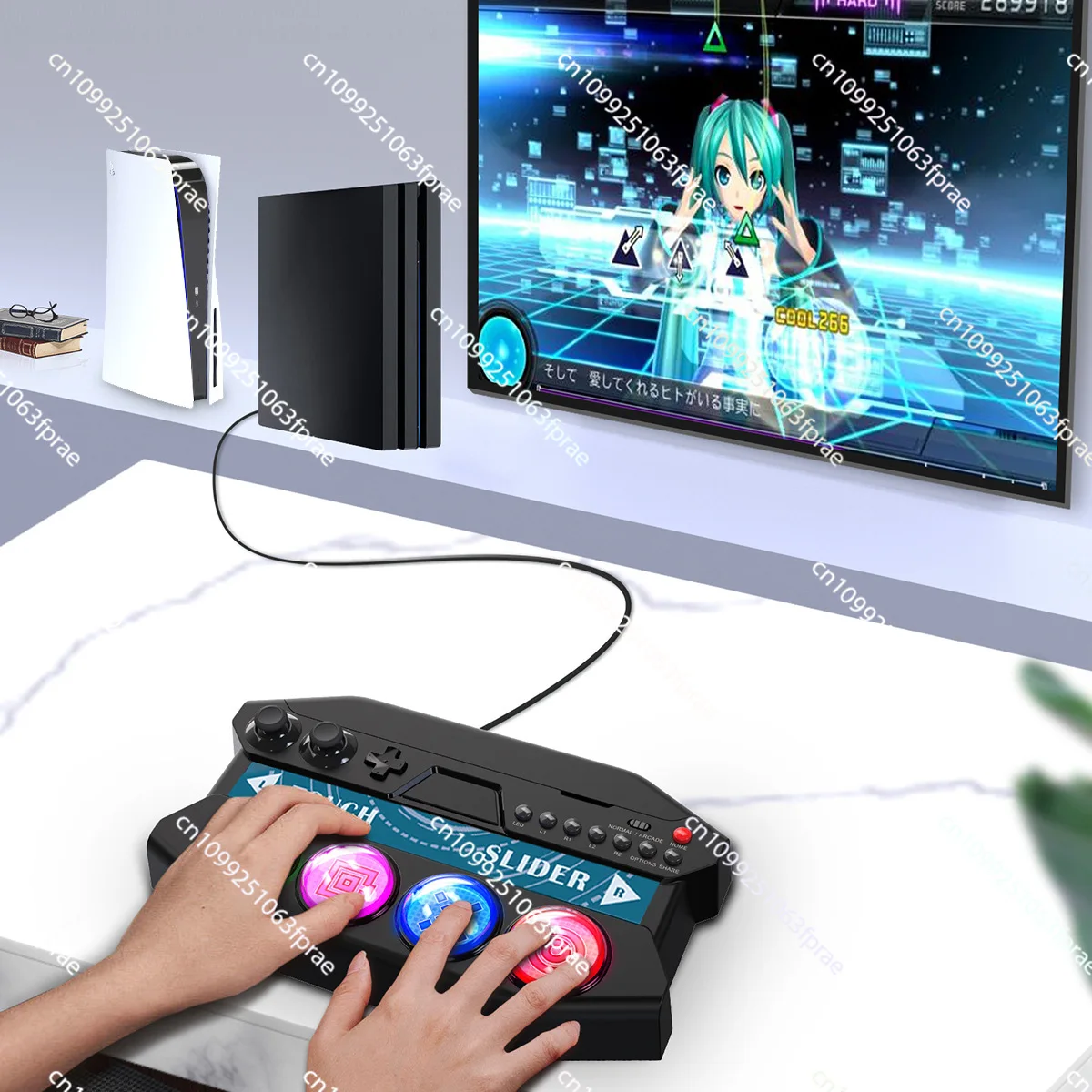 

NS/PS4/Ps5 Project Diva Desu Handheld Transceiver Controller