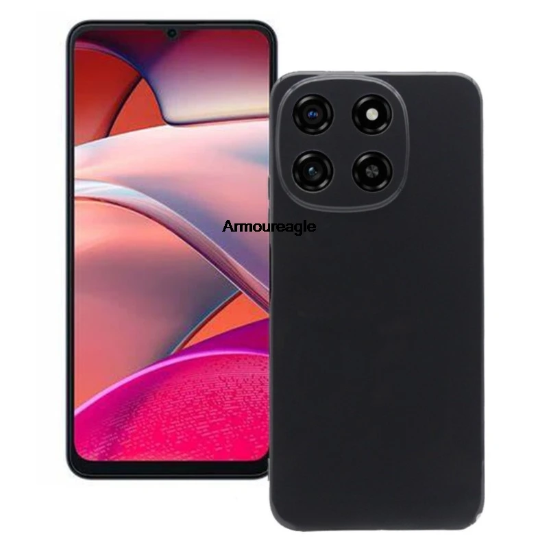 

Для Blackview Color 6, черный глянцевый чехол для телефона из ТПУ, защитный чехол для BV Color6, силиконовый мягкий чехол, защитная задняя крышка, чехол