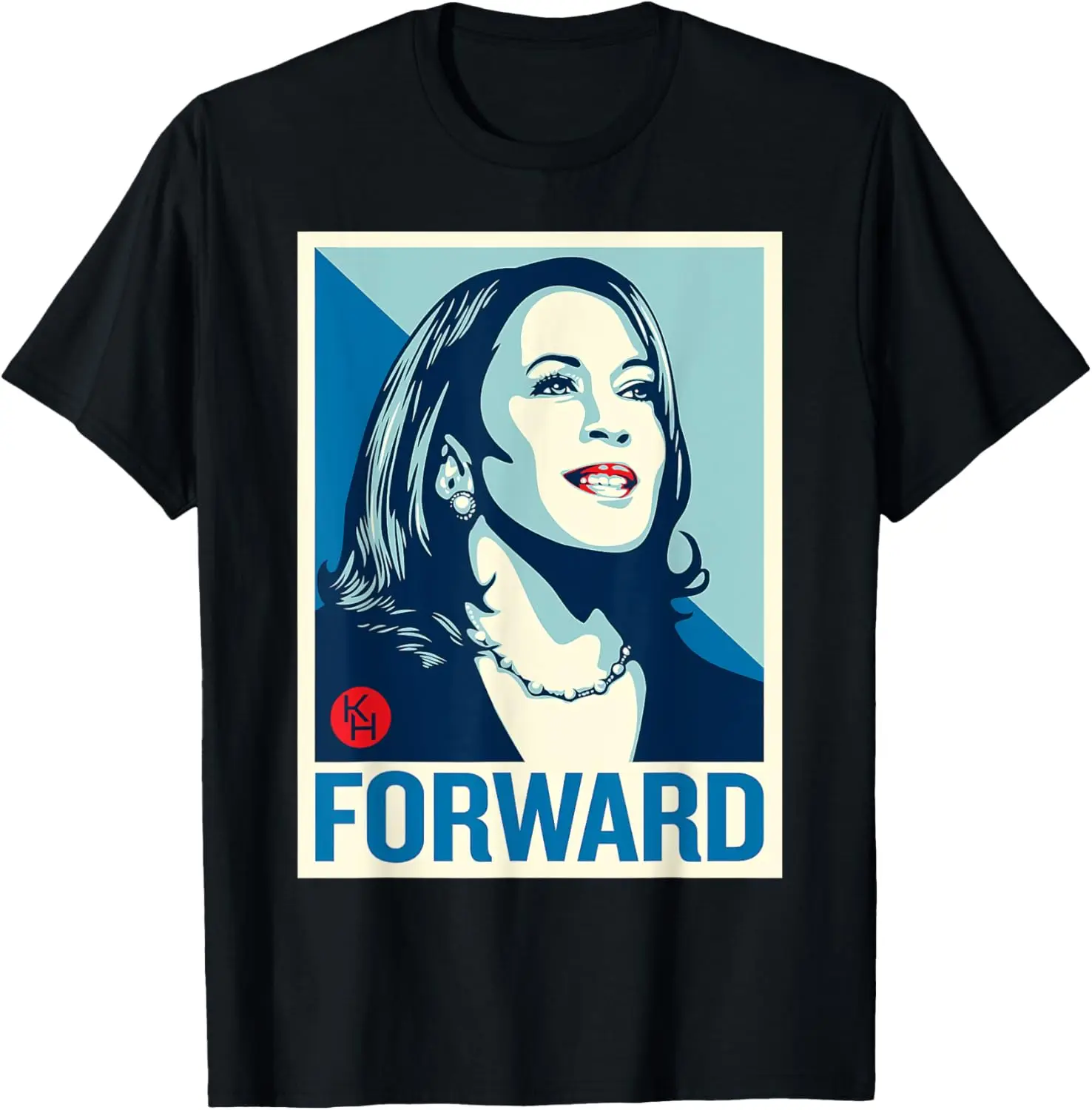 Kamala Harris Forward T-Shirt Tee Shirt Femme Camisetas T Shirts for Women  Harajuku Luxus Marken Playeras De mujeres 82614