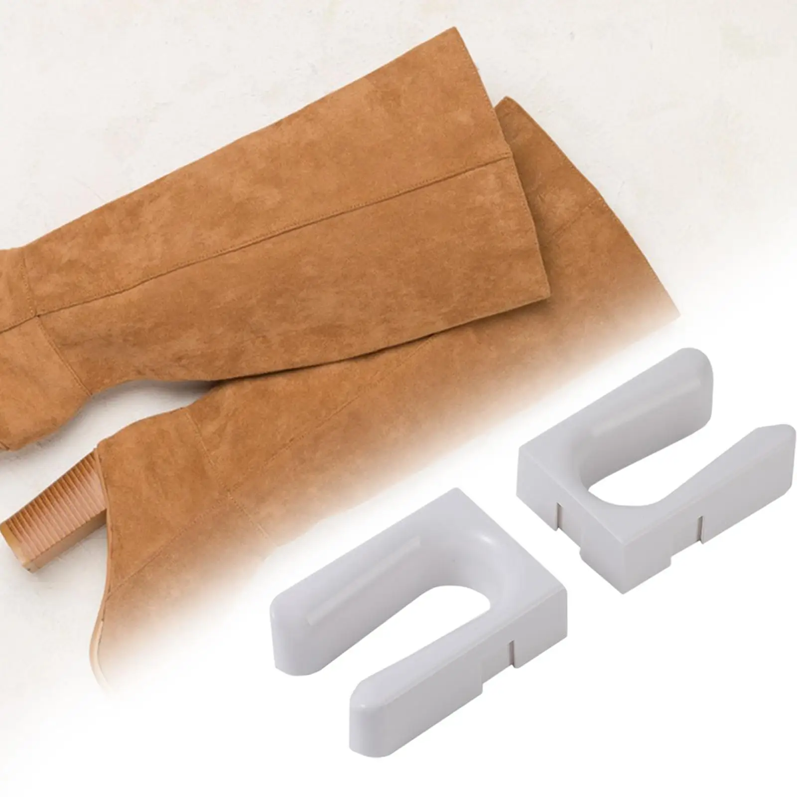 

2Pcs Boot Racks Multifunction Fashion Support Decoration Space Saving Shoe Storage Racks for Draining Home Door Entryway Cowboy