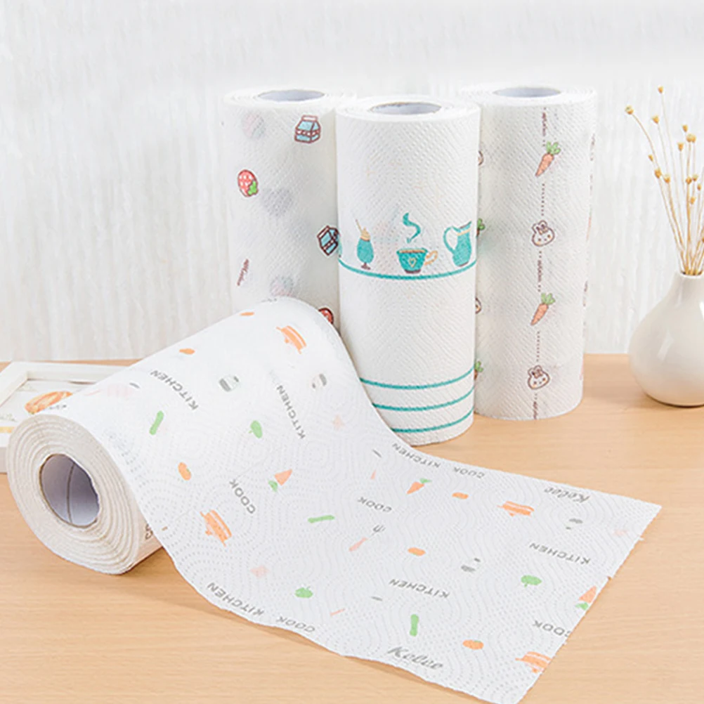 

1 Roll Multi-Purpose Disposable Kitchen Paper Hand Drying Oil Blotting Butcher Paper Roll with Premium Absorbency for Kitchen (