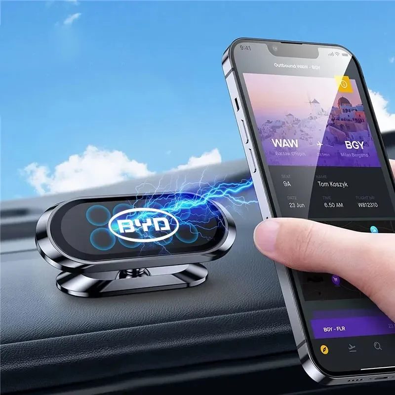 

Magnetic Car Phone Holder Dashboard Cell Phone Stand For BYD Atto 3 Yuan Plus F3 E6 G3 F0 I3 Ea1 Song Max Tang Dmi 2din G6 Qin