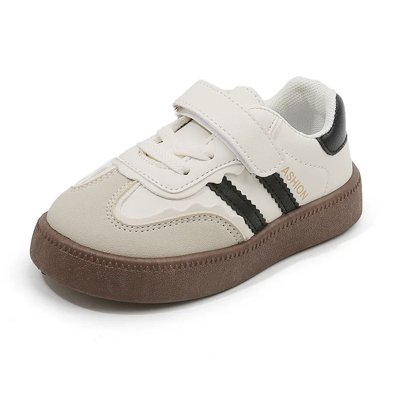 Zapatos informales blancos para bebé, niño y niña, zapatillas deportivas de primavera, zapatos de suela suave para caminar para niños pequeños de 1