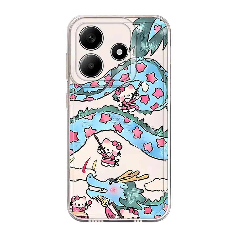Funda para Xiaomi Poco X3 NFC X3 Pro funda de teléfono suave dibujos animados Sanrio Hello Kitty