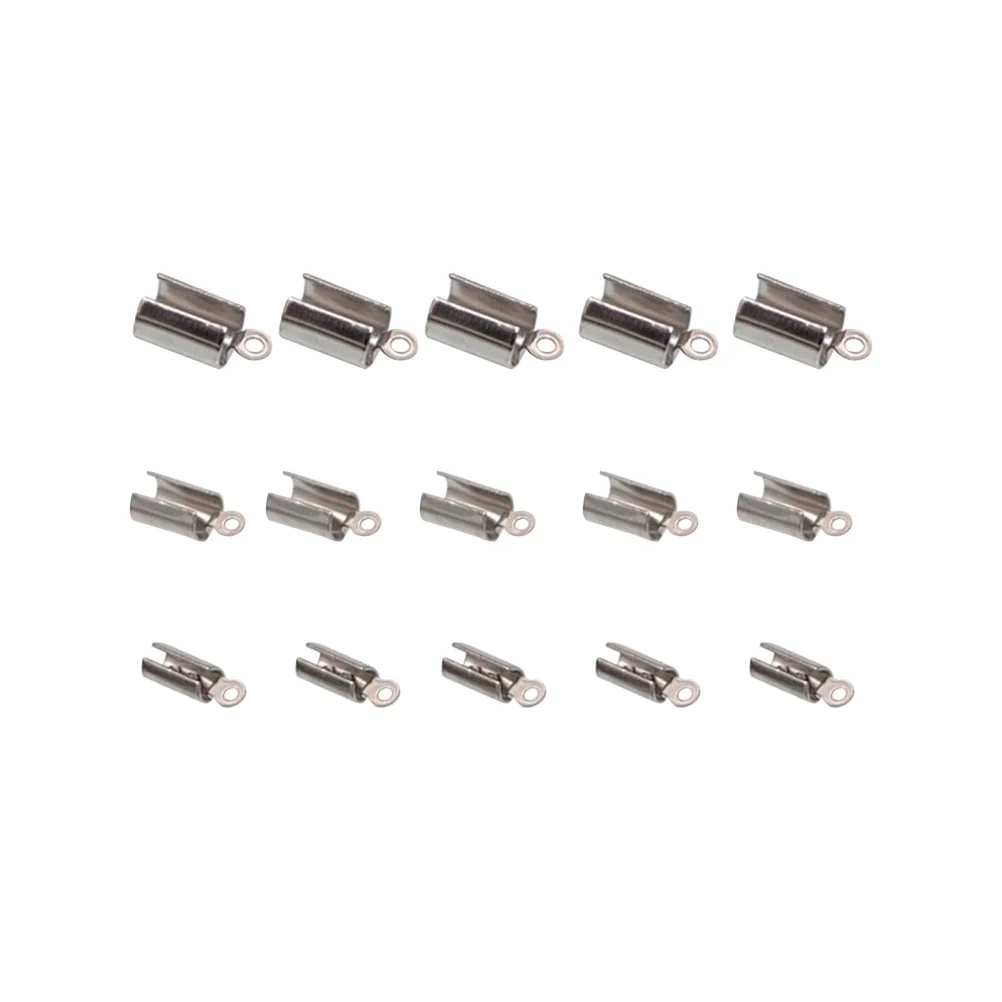 

30pcs Stainless Steel Round Connectors For Necklace Bracelet Diy Craft Sizes Clasps For Jewelry Making Jewelry Diy Clasps