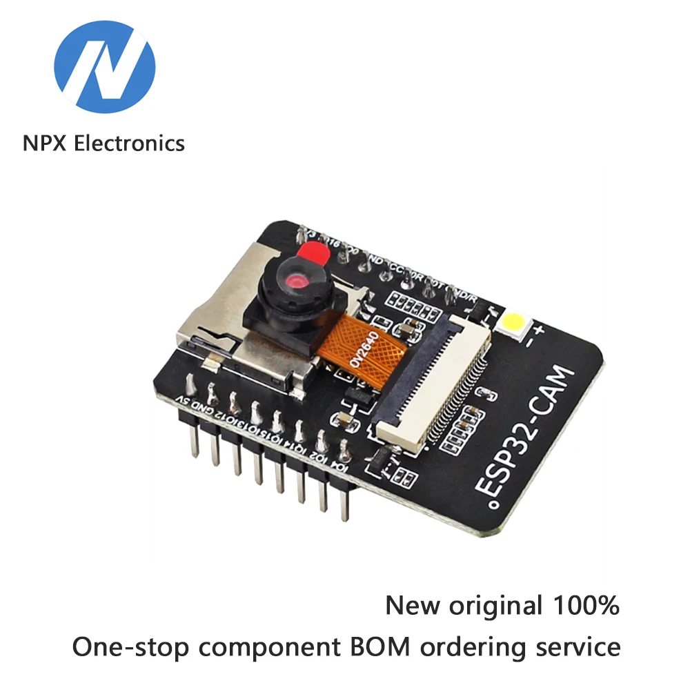 

Плата разработки камеры ESP32-CAM с модулем Wi-Fi + Bluetooth/последовательным портом для тестирования Wi-Fi с OV2640