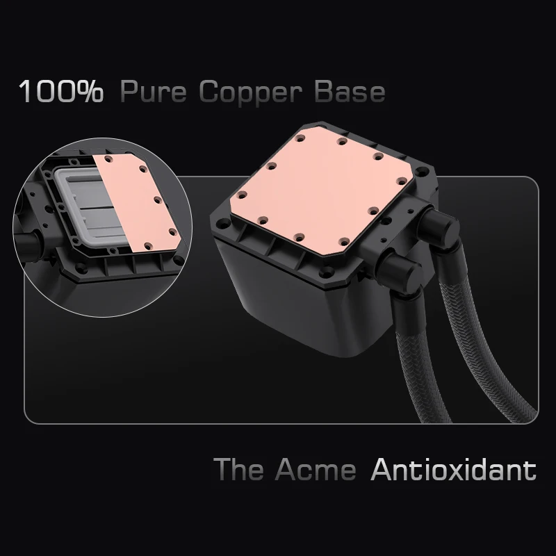 Lovingcool سعر المصنع 360 مللي متر ARGB CPU PC مشعاع تبريد المياه رأس المضخة المغناطيسية AMD مبرد السائل لألعاب الكمبيوتر #3