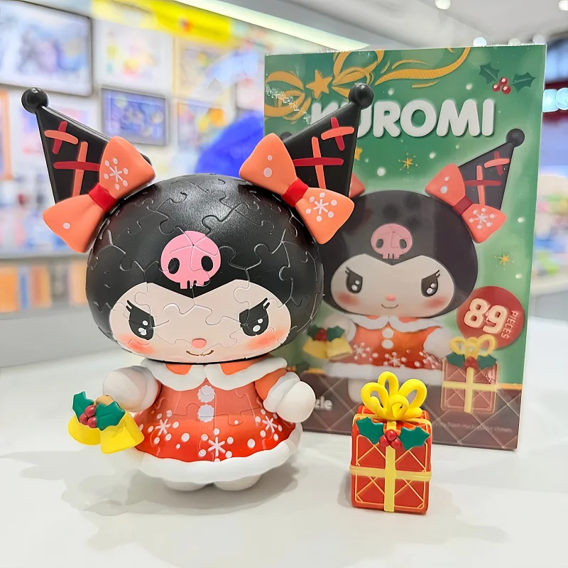 

3d-Jp Sanrio Kuromi Series 3d Puzzle Toys Kuromi Jigsaw Toys Anime Action Figure Birthday Gift Toy