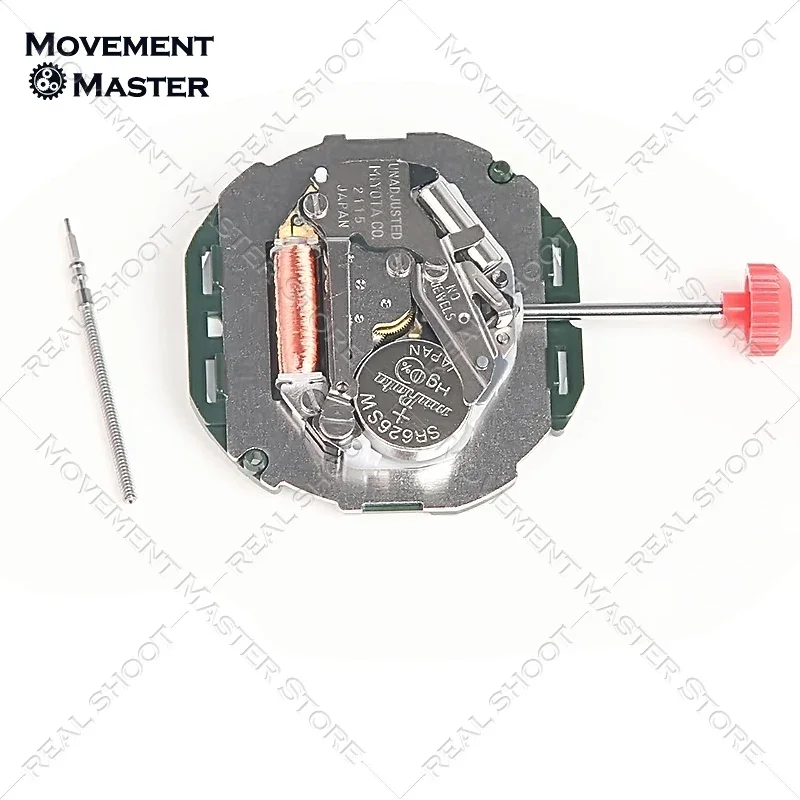 Новинка, оригинальный японский кварцевый механизм MIYOTA 115, дата 3/6, 2035, мужской механизм с одним календарем, запасные части