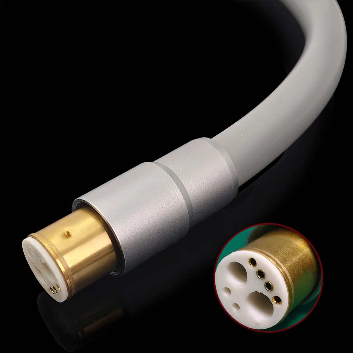 High quality 8 hole Dental High Speed Handpiece Tube For Bien Air MC3 Micromotor TP-TUMC3 with open end Hose Water Pipe tubing