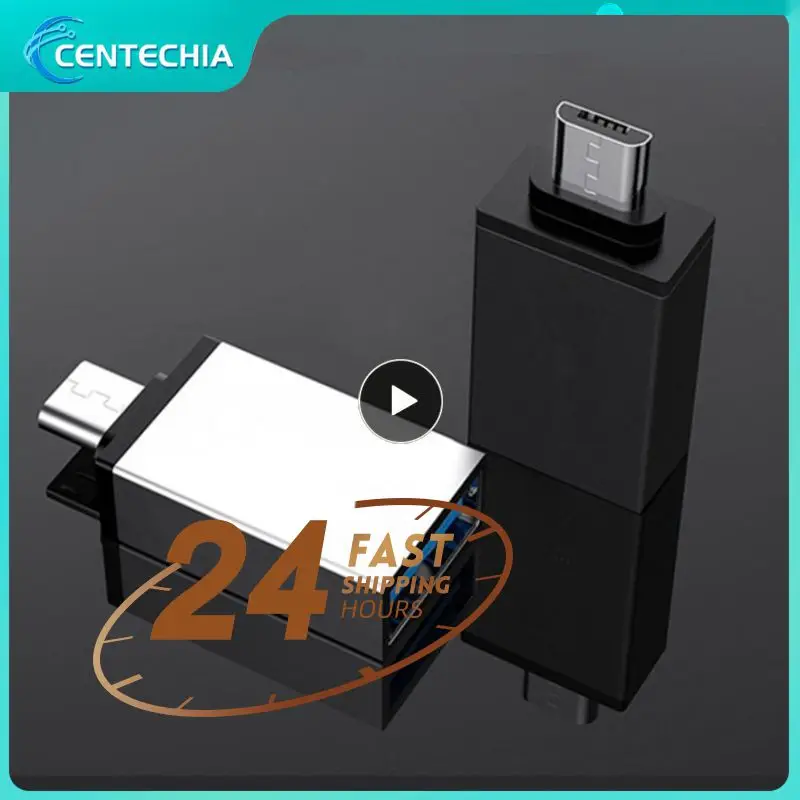 Micro USB portátil um mini OTG, adaptador do telefone