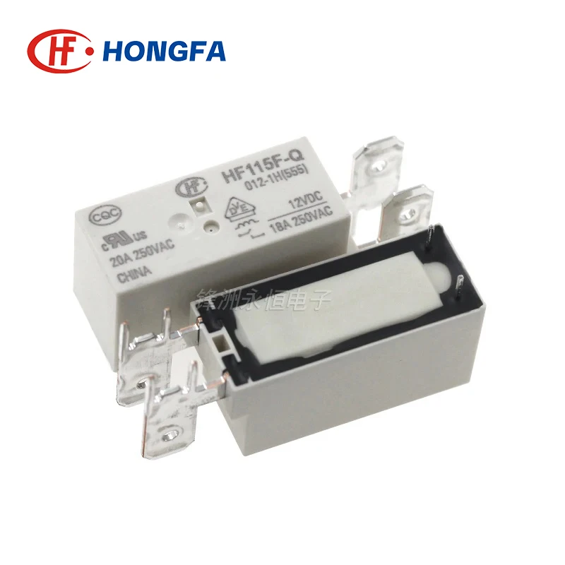 5ชิ้นใหม่HF115F-Q-005-1H HF115F-Q-012-1H HF115F-Q-024-1H HF115F-Q-048-1H HF115F Q 012 024 1H 20A 5โวลต์12โวลต์24โวลต์48โวลต์รีเลย์ไฟฟ้า