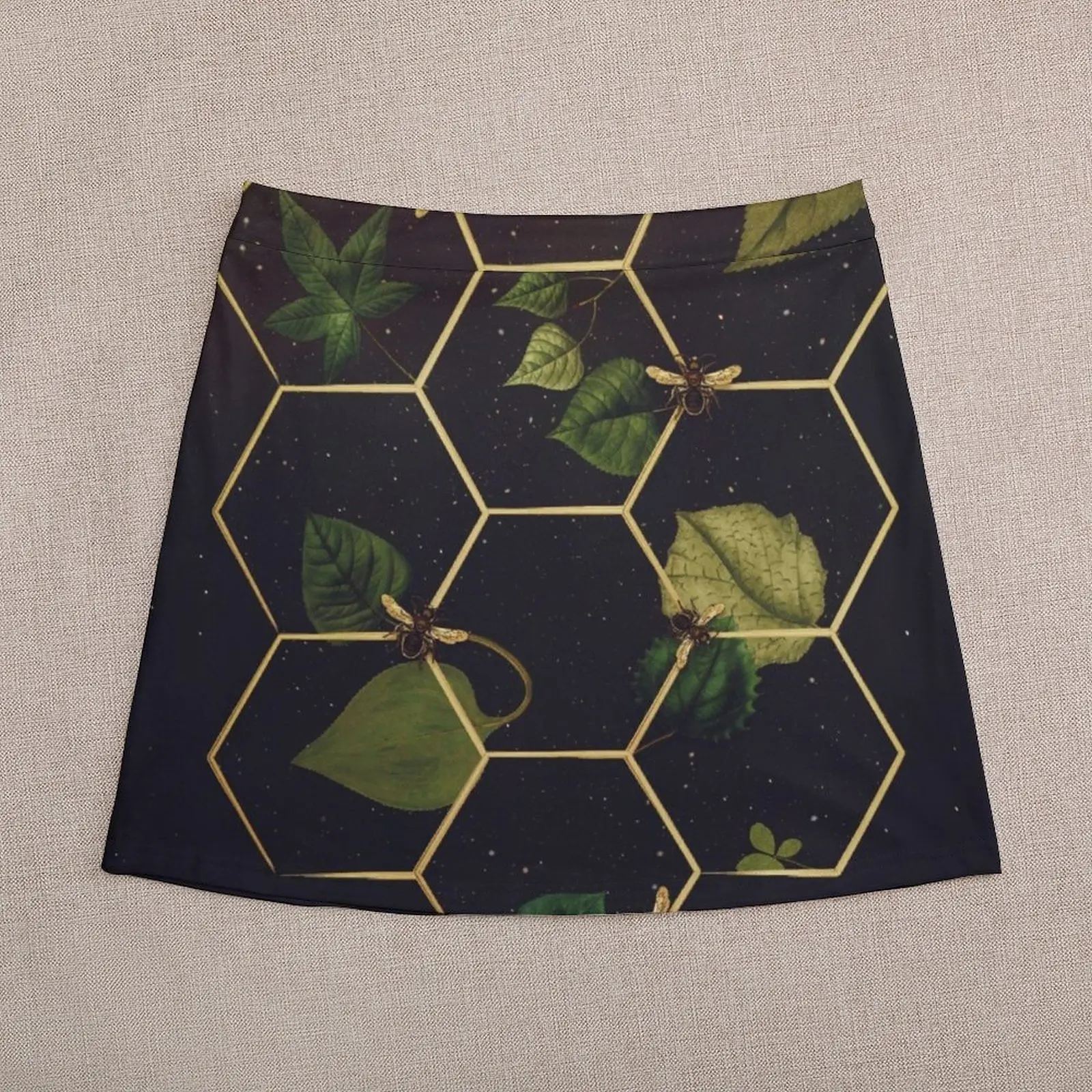 Bees in Space Mini Skirt summer skirts Female dress Skirt shorts