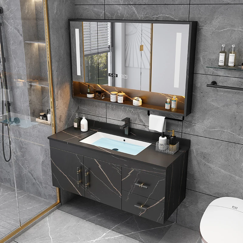 Luxury Decorations Cupboard Skincare Space Saver Partitions Display Toilet Bathroom Cabinet Storage Gabinete Home Furniture