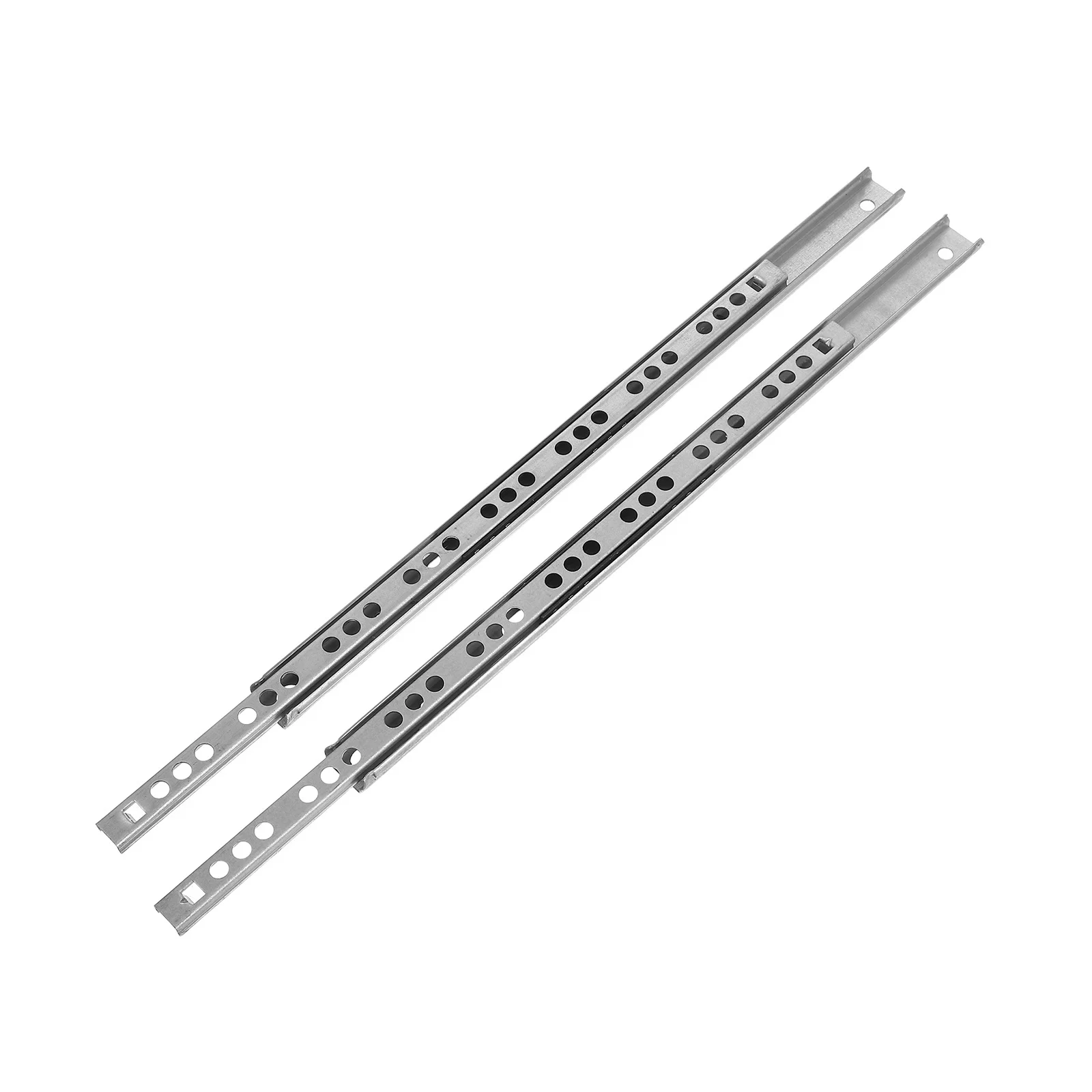 

2pcs Drawer Slides Bottom Mount Full Extension Silent Ball Bearing Replacement Rails For Household Drawers Server Racks Hardware