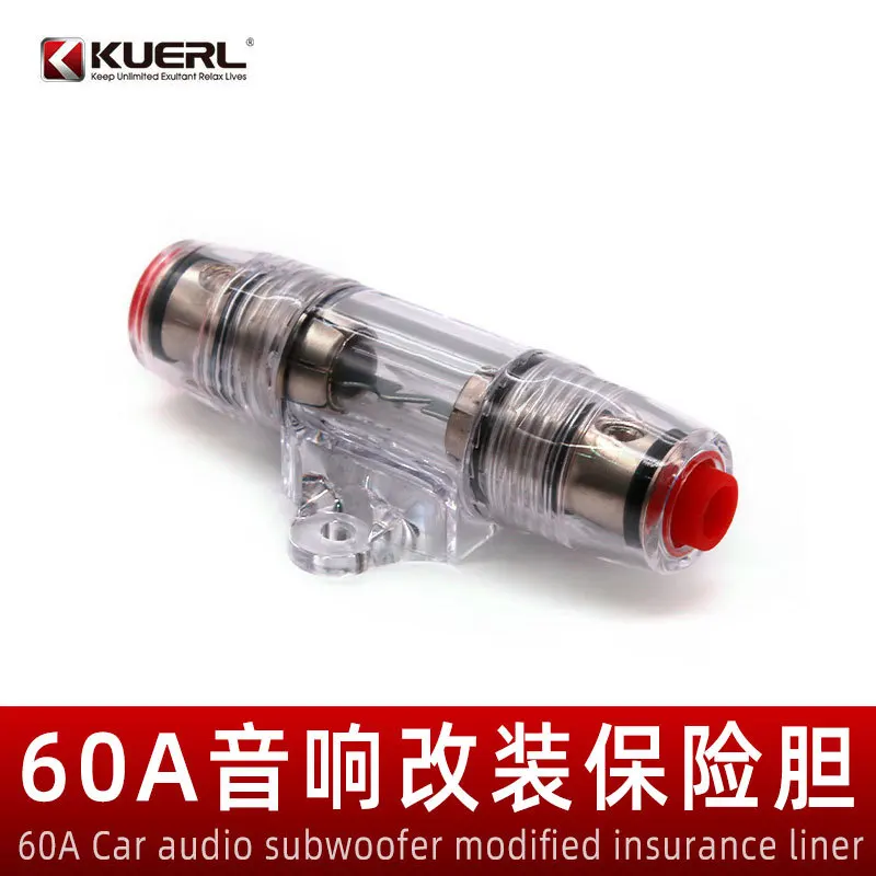 

5 шт., оптовая продажа производителя, 60 А, страховка автомобиля, желчный предохранитель, автомобильная аудиосистема, модифицированный держатель автомобильного предохранителя из цинкового сплава