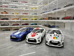 MotorHelix 1/18 GTR R35 50th Anniversary Edition with engine Simulation Alloy Car Model Static Viewing Relaxing Gifts Ornaments