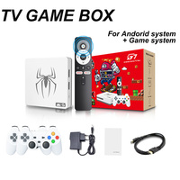 TV Game Box Retro Video Game Console Built in 20000+ Games Set-top Box for Android TV Smart 2.4G 5G Wifi with Wireless Gamepad