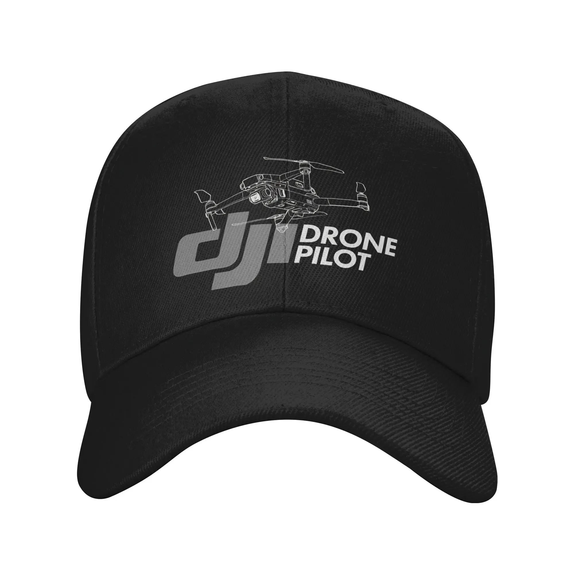 D-Dji Drone Pilot Baseball Cap Hunting Camping Dropshipping Trucker Hat Unisex Men Casual Print Baseball Caps