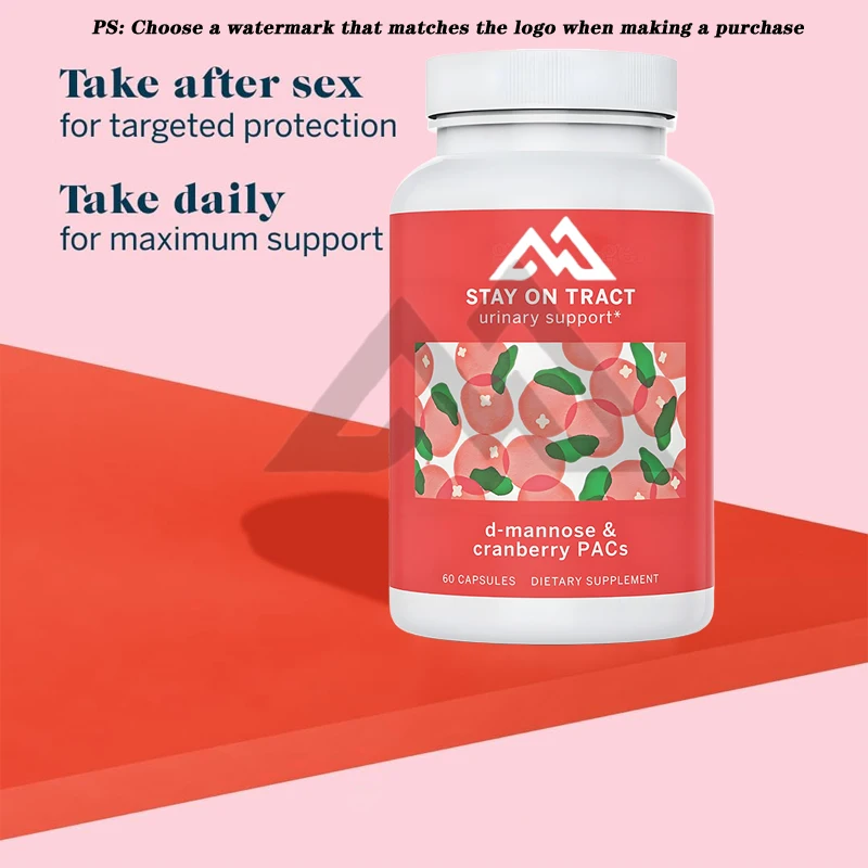 Two in one formula cranberry supplement - female urinary tract support -36mg cranberry PAC and 1000mg D-mannose 60 capsules