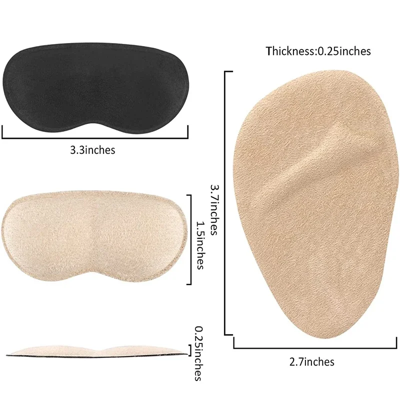 1 Pair Heel Inserts for Women Heel Pads Heel Stickers Grips Shoes Forefoot Pad Metatarsal Pads Women Foot Cushions Pain Relief