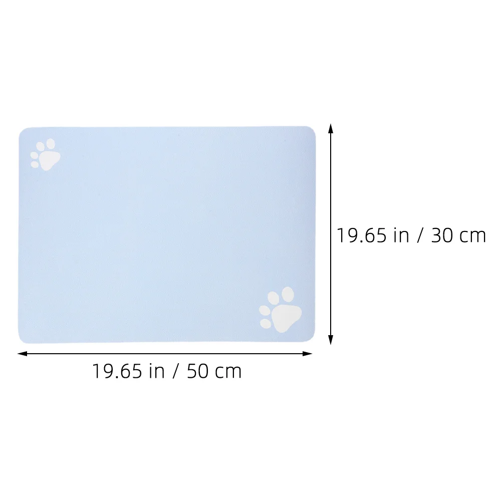 

Diatomite Pet Feeding Mat Absorbent No Stains Water Bowl Mat Non Slip Quick Dry Thick Placemat Thick Pet Placemat