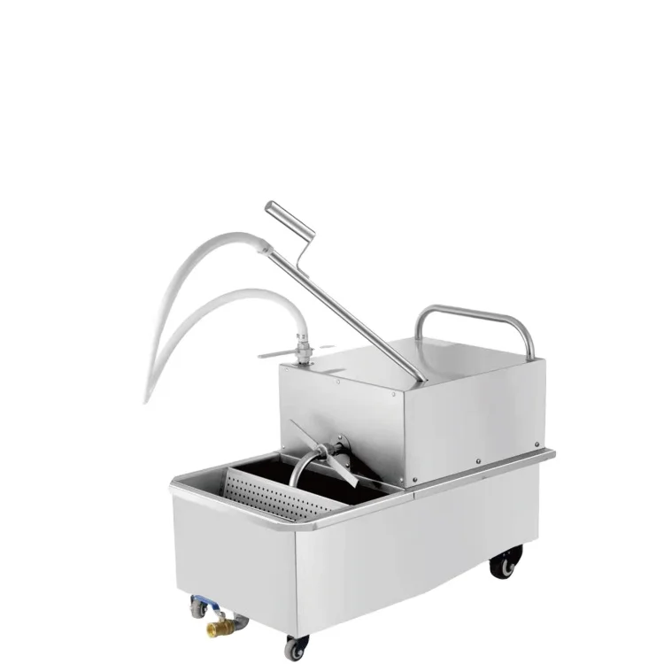 

Professional Oil Filter Cooking Machine Commercial Fried Food Oil Filter