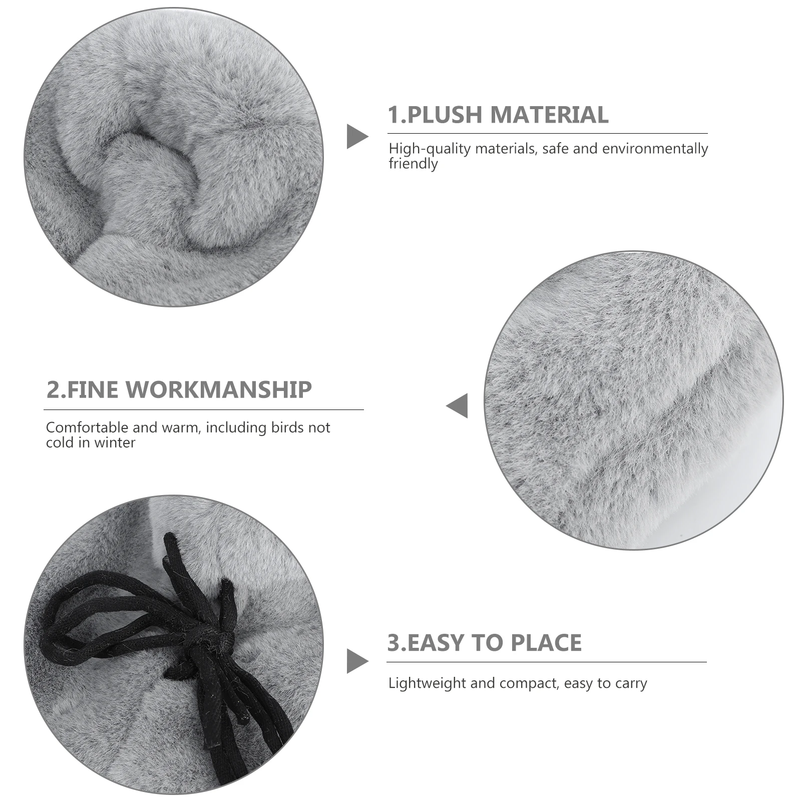 

Cozy Corner Parrot Bird's Nest Blanket Birds Warm for Large Parrots House Winter