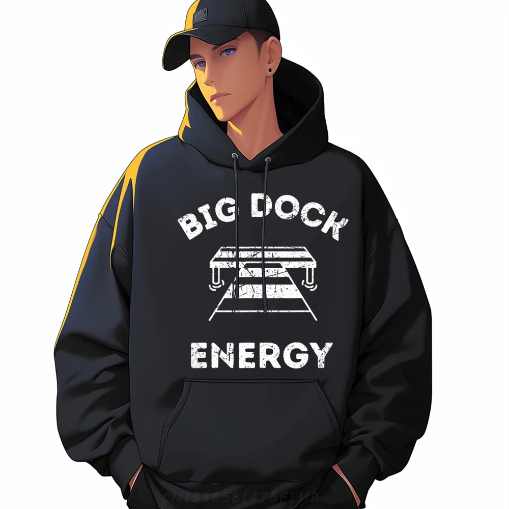 

Street Big Dock Energy Hoodies Latest Autumn Printed Long Sleeve O-Neck Hoodies Men Newest Classic Coats