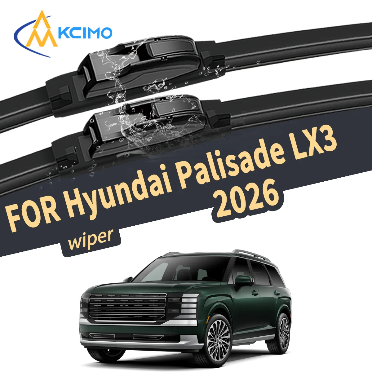 

High-Quality Silent For Hyundai Palisade LX3 2026 Windshield Wiper Blade Natural Rubber Auto Replacement Parts