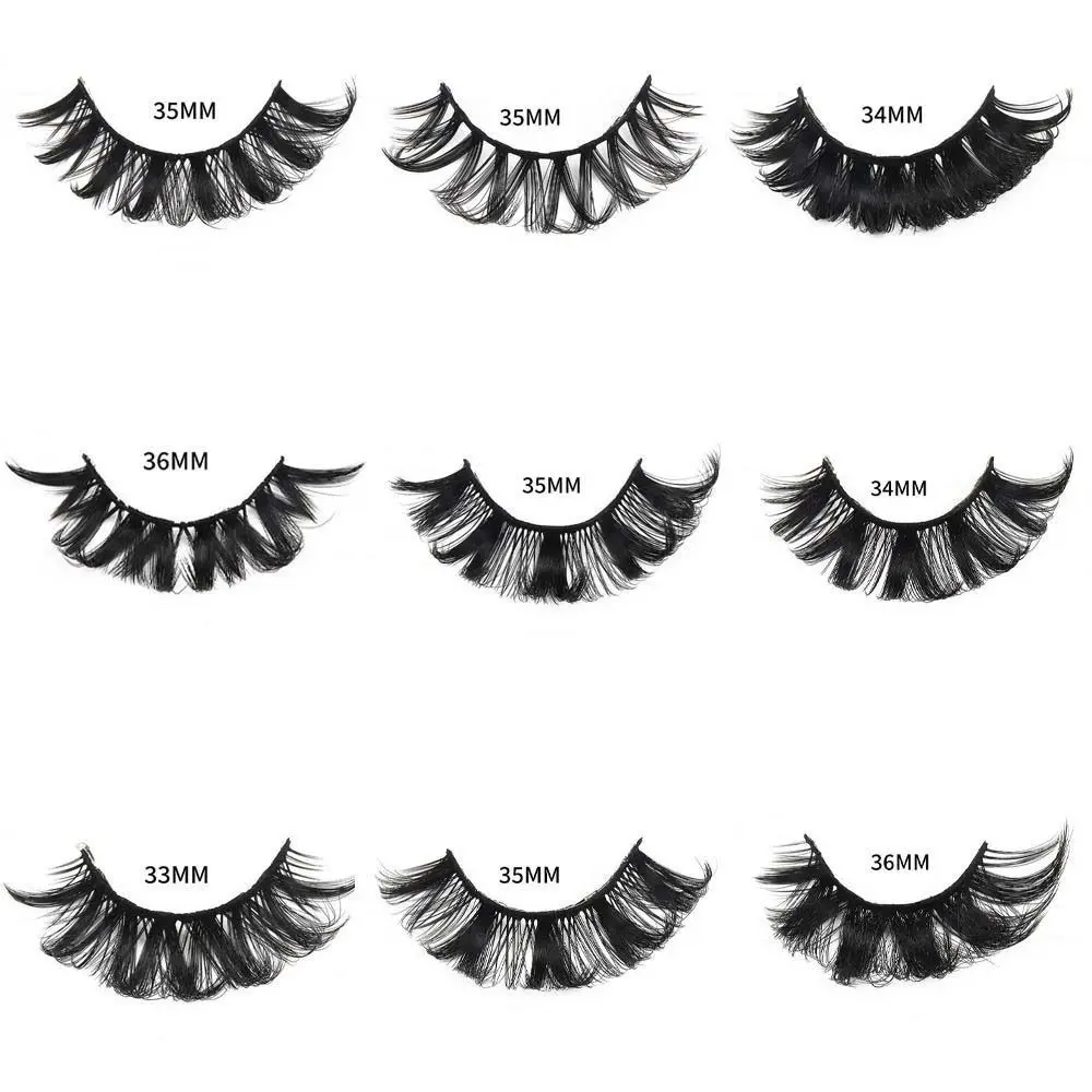 

5Pairs Lashes Extension Whole Cluster Eyelashes Makeup Dense Fluffy False Eyelashes Long Lasting Reusable D Curled Eyelashes