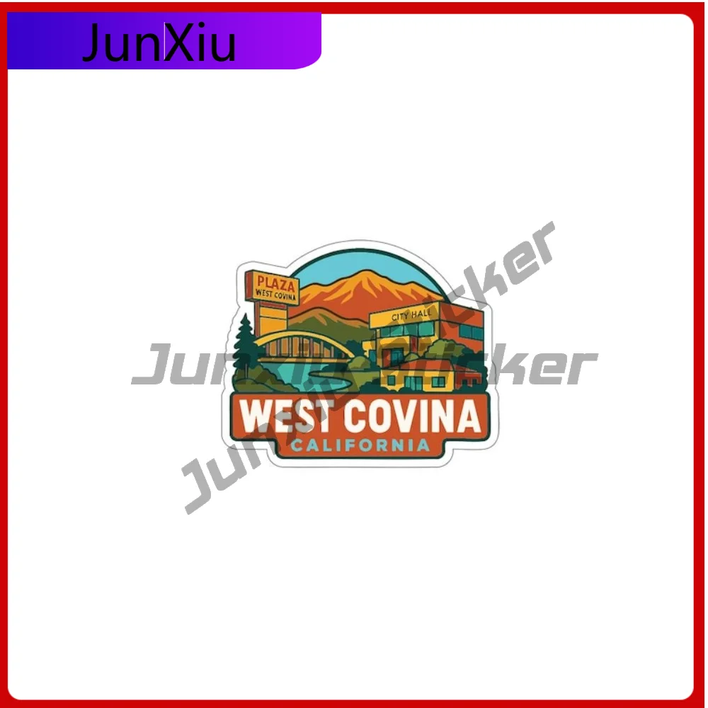 

West Covina California Vinyl Vacation Decal Occlusion Scratch Sticker Suv Bodywork Motocross Bumper Window Sunscreen Decals Pvc