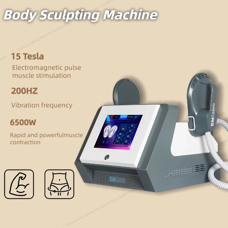 EMSzero High Frequency EMS Body Sculpt Instrument RF Electromagnetic Stimulation Body Slimming Fat Loss Machine