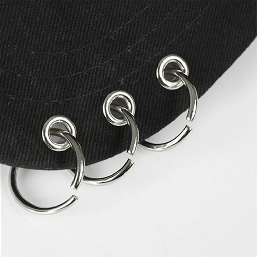 

Women Men Spring Summer Trucker Hip Hop Outdoor With Rings Sun Hat Sport Caps Baseball Caps