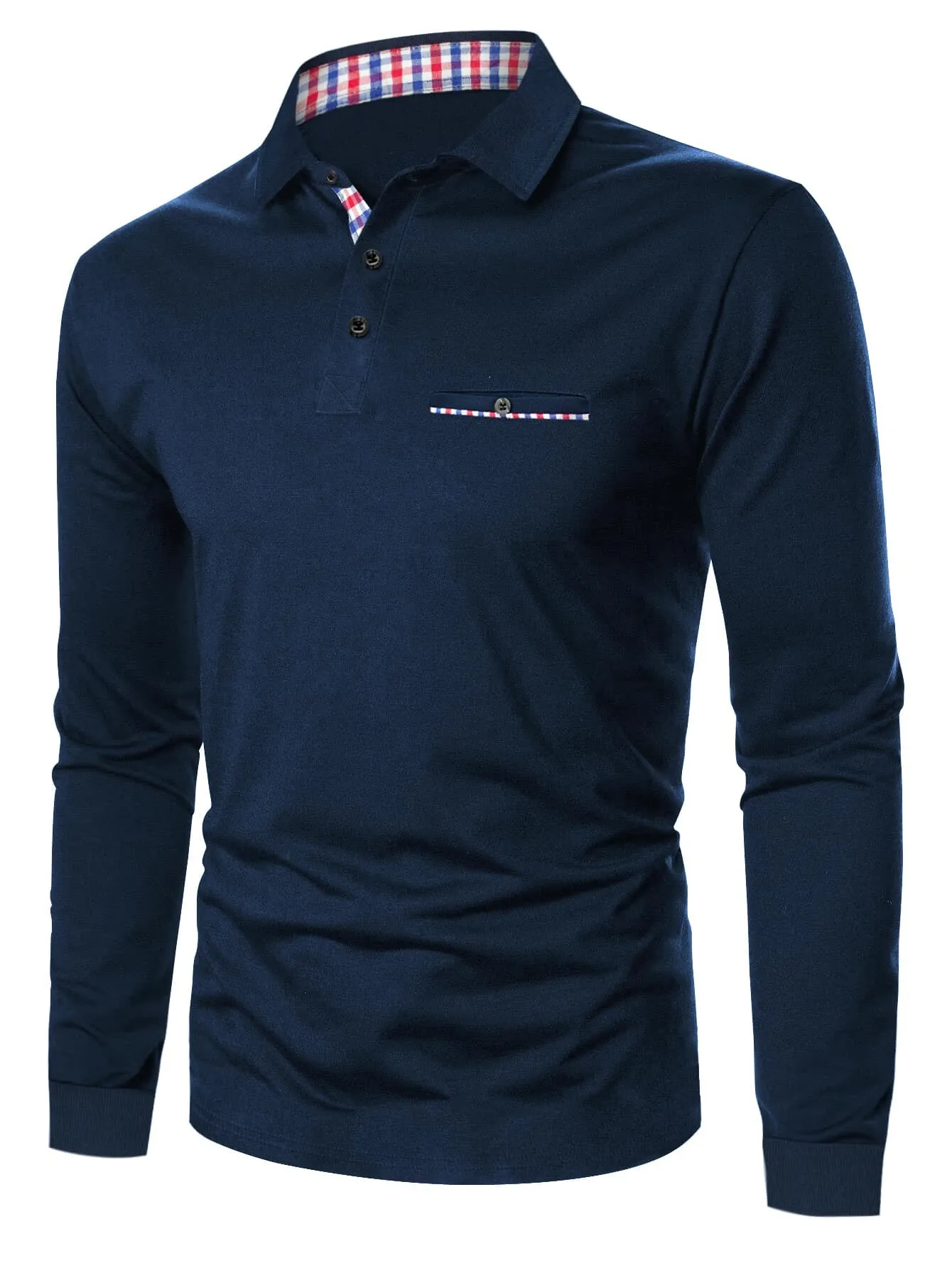 Das Neue Herren-Langarm-POLO-Shirt für Frühling und Herbst 2025 Ist Lässig und Bequem mit 3D-Buchstabenmuster-Druck – Detail 10