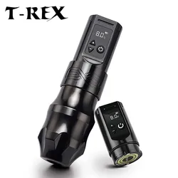 T-Rex Professional Cordless Tattoo Machine Rotary Pen Powerful Coreless Motor 2400mAh Battery Suitable for Tattoo Artists