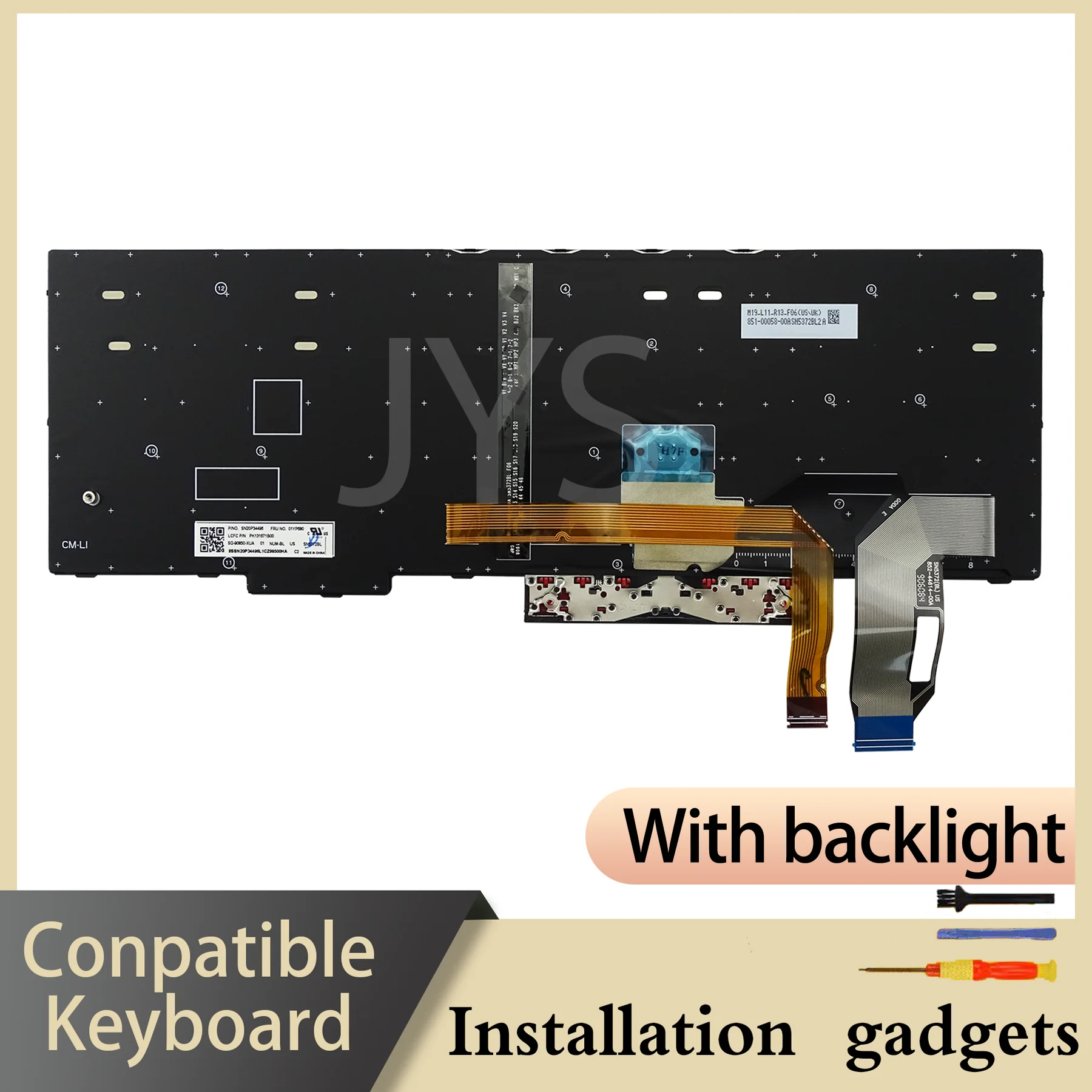 Arabic German French Nordic US Canadian French Czechoslovak for Lenovo ThinkPad T15 Gen1 Gen2/P15S Gen1 Gen2 backlit keyboard