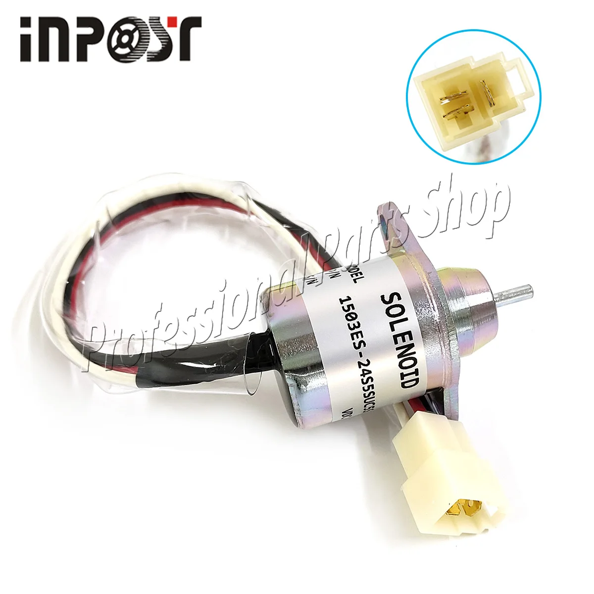 New 1503ES-24S5SUC5S 24V Fuel Shut Off Solenoid Valve for Yanmar 119653-77950