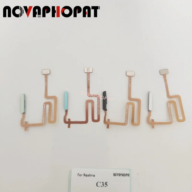 

Для Realme C35 RMX3511 гибкий переключатель включения и выключения отпечатков пальцев, кнопка разблокировки дома, датчик громкости, гибкий кабель