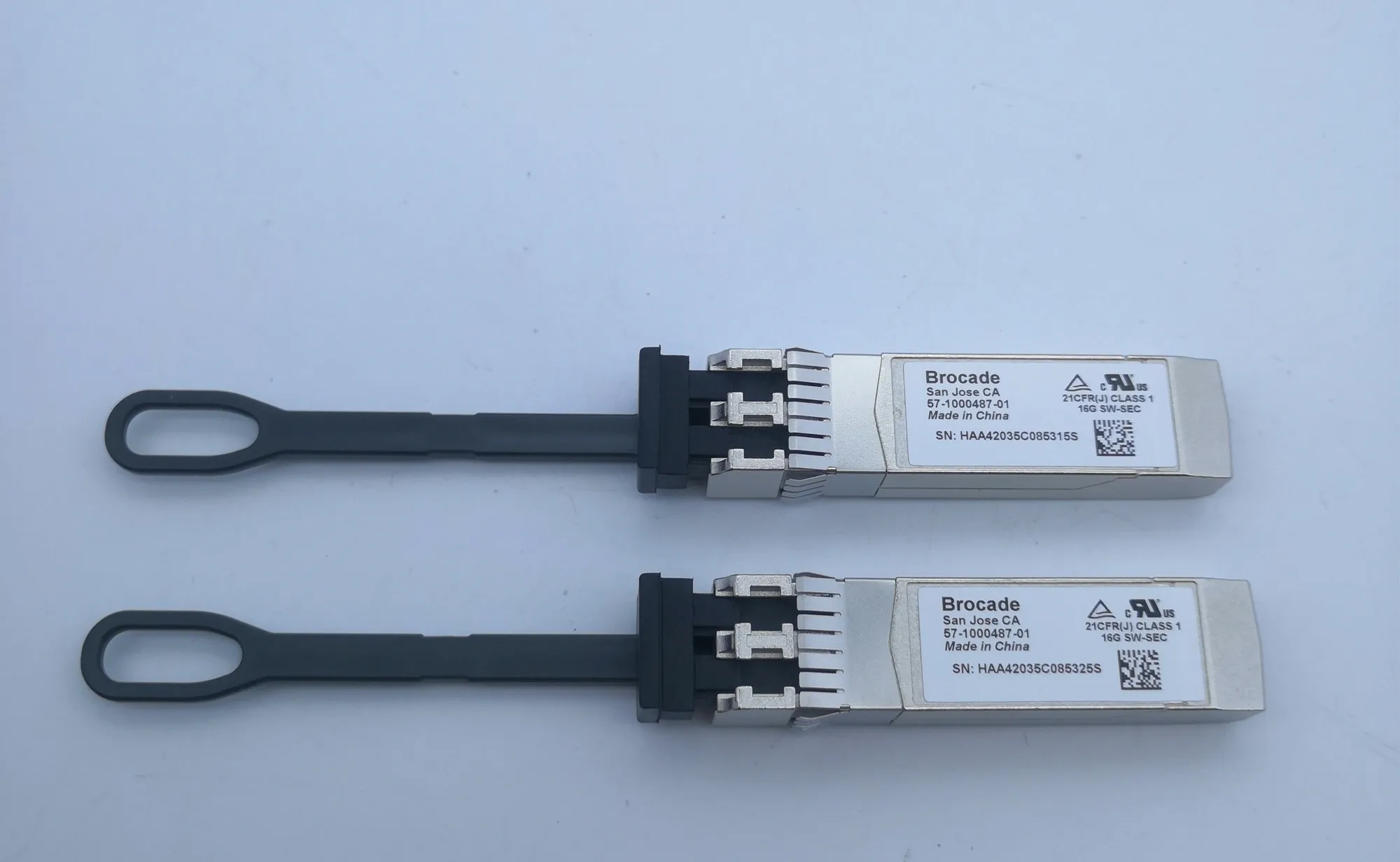 

Brocade sfp 16gb/57-1000487-01/SWL XBR-000192/193 16G-SW-SEC 16G FC SFP+ 850NM 100M Brocade 16g Fc Swl Multi-mode