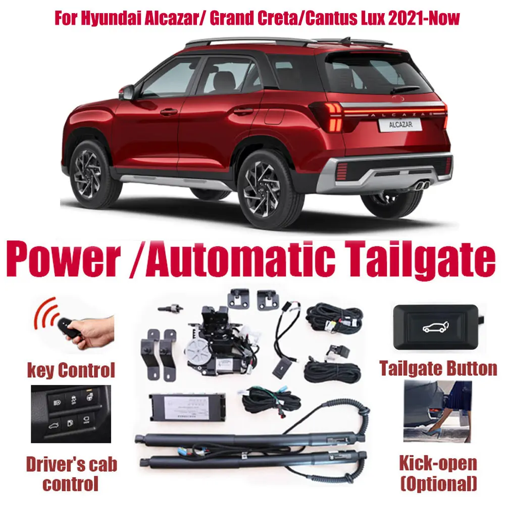 For Hyundai Alcazar/ Grand Creta/Cantus Lux 2021-Now Car Automatic Lifting kit Opening Trunk Intelligent Electric Lift Tailgate