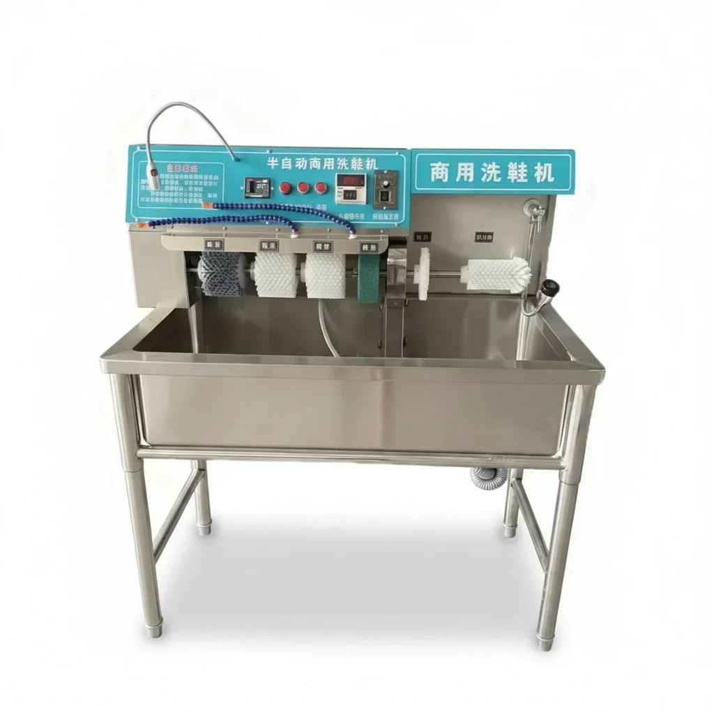 Industrial Shoe Washing Machine, 304 Stainless Steel Sneaker Dryer, Premium Commercial Washer and Dryer, 105x55x120 cm