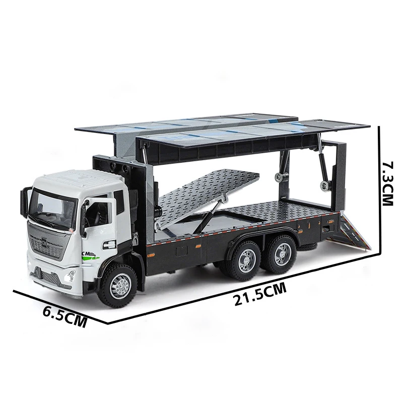 1:32 Alloy Truck Car Model Container Truck Container Engineering Transport Vehicle Children\'s Sound and Light Toy Car Gift