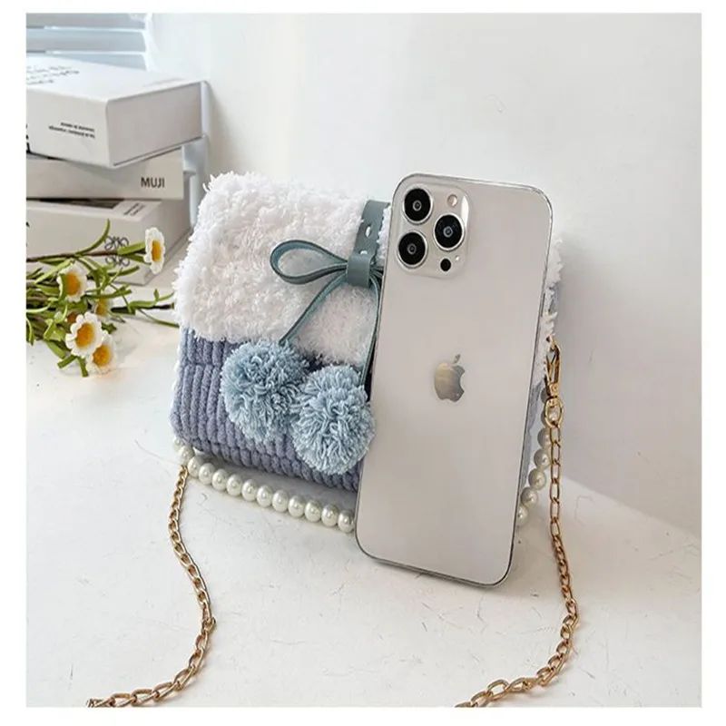 Handwerk Beutel, Der Materialien Kit Weben Tasche Handtasche Nähen Zubehör Handtasche Garn Stricken und Häkeln Projekte Geschenk Mädchen – Detail 5