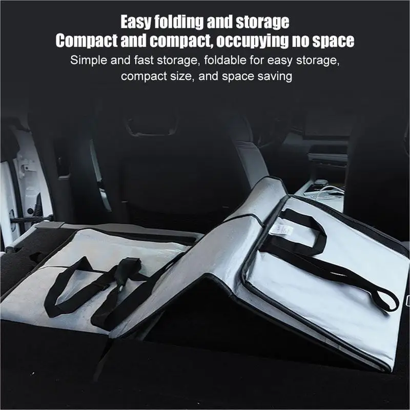 Car Rear Seat Mattress Extension Plate Car Travel Camping Mattress Portable Car Back Seat Folding Bed Foldable Outdoor Car Boot