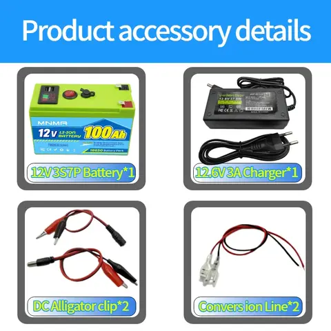 12V 120A rechargeable battery Lifepo4 battery for home power storage kayak drive electric vehicle power supply 3S7P battery pack