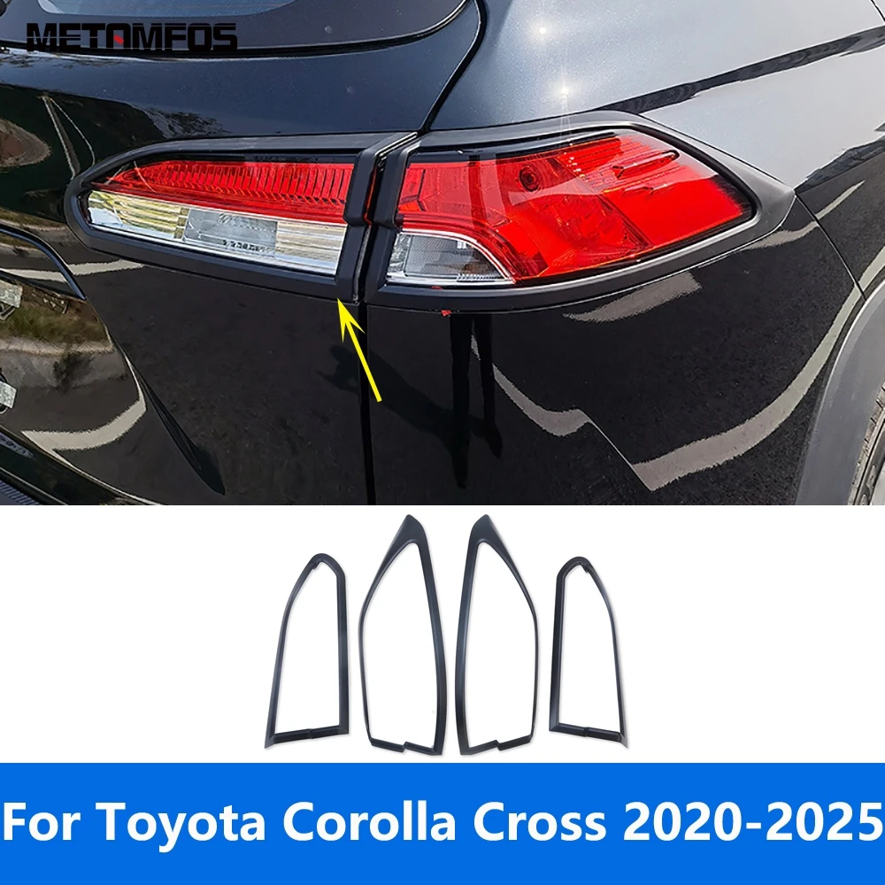 

Rear Light Lamp Cover Trim For Toyota Corolla Cross 2020 2021 2022 2023 2024 2025 Chrome Taillight Taillamp Frame Accessories