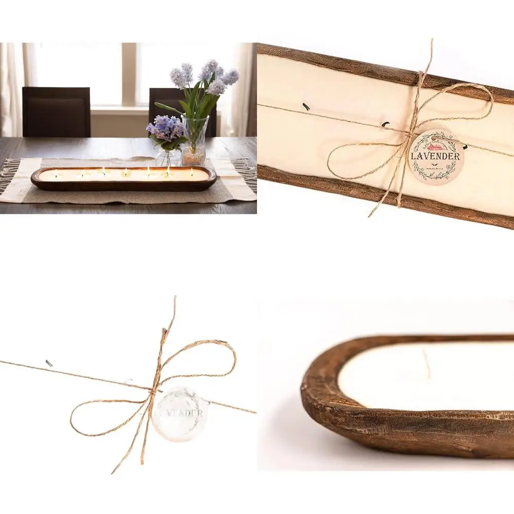 

Natural Soy Wax Candles | Essential Oils | 7-Wick Salted Caramel Scented | Odor Eliminating & Pet-Friendly | Unisex Gift