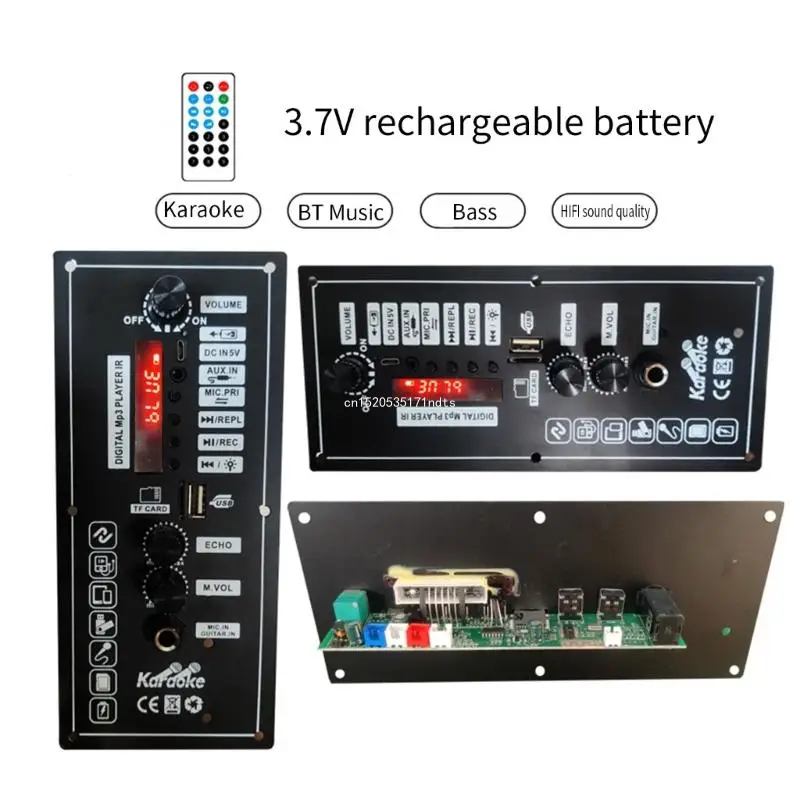 Power Amplifier Board Specially For Car Mounted,Square Dance  Bluetooth-compatible Speaker 3.7V-Lithium Battery Dropship