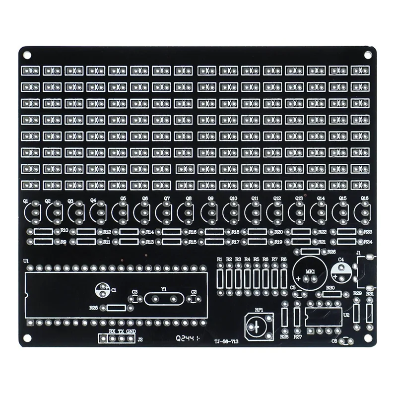 AY14 -DIY Geluidscontrole LED Muziek Elektronische Kits Audiofrequentie Display PCB Soldeerproject Praktijk DIY Elektronische Kit